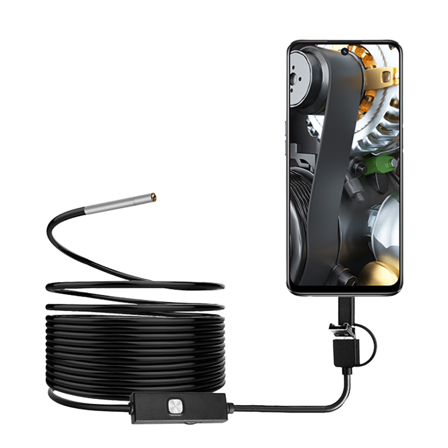 Endoscope Inspection Camera - Dearsee 3 en 1 Android USB
