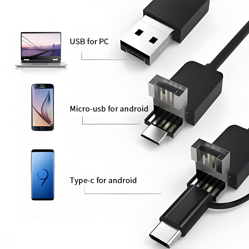 Dearsee 3 en 1 Android USB End - Endoscope Inspection Camera reseña y precio