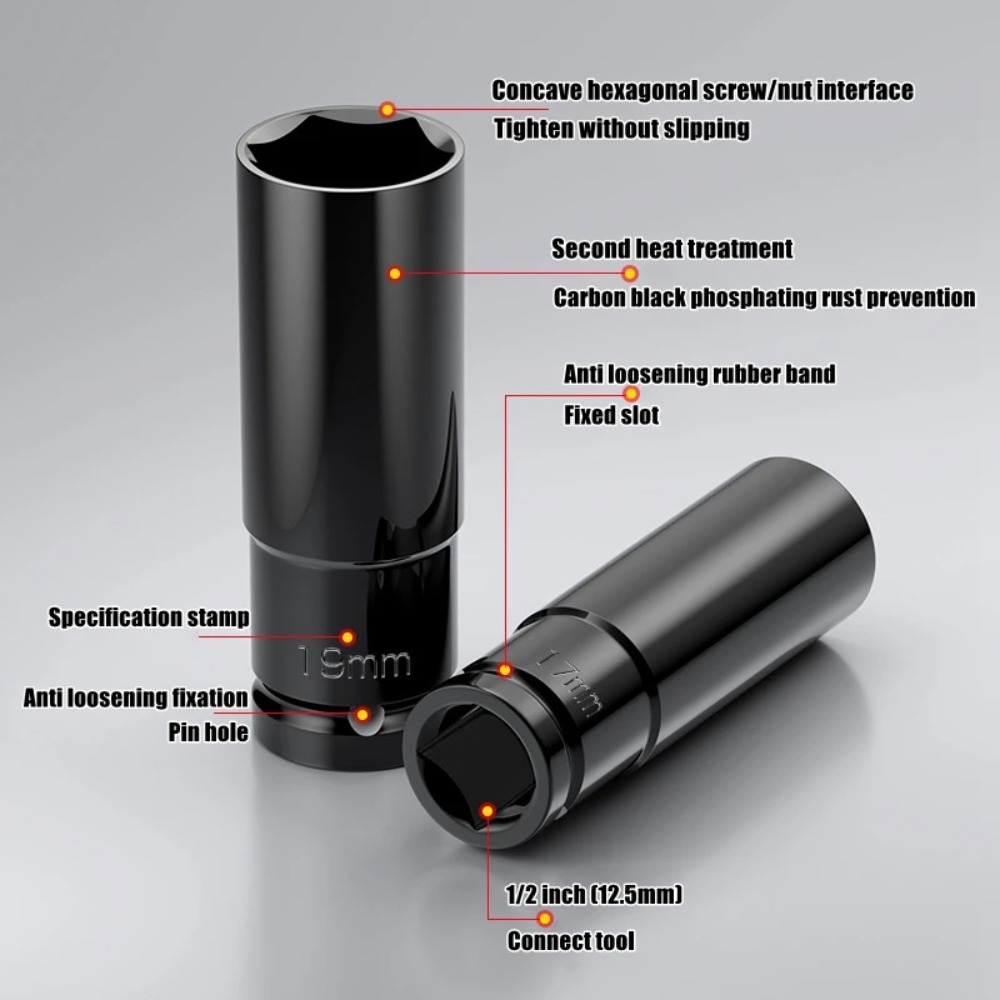 Llave de impacto profunda de 1 - Pneumatic Impact Wrench reseña y precio